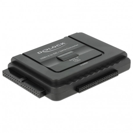 USB 3.2 Gen 1 adapter USB-A pistik > SATA 22P + IDE 40P + IDE 44P pesa varundusfunktsioon, must