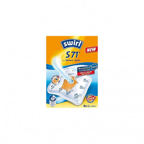 Staubsaugerbeutel S71 MicroPor (4 Beutel, 1 Abluftfilter)