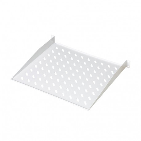 Riiul fikseeritud paigaldamiseks 483mm (19")-kappides 1HE, hall