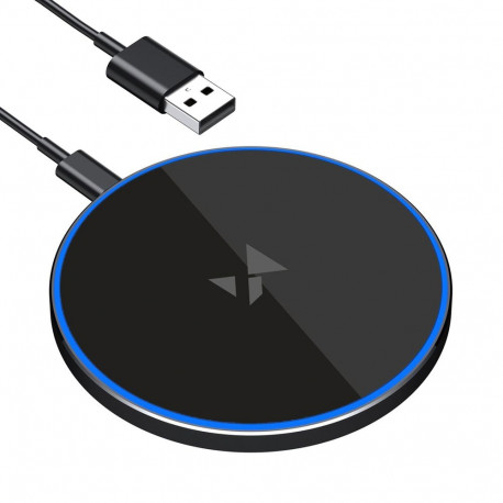 Wozinsky WLI-01Y 15W Qi Inductive Charger with USB-C Cable - Black