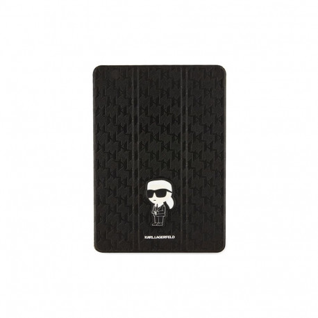 Karl Lagerfeld Saffiano Monogram Ikonik Case for iPad 10.2" 2019 (7th gen.) Folio Magnet Allove