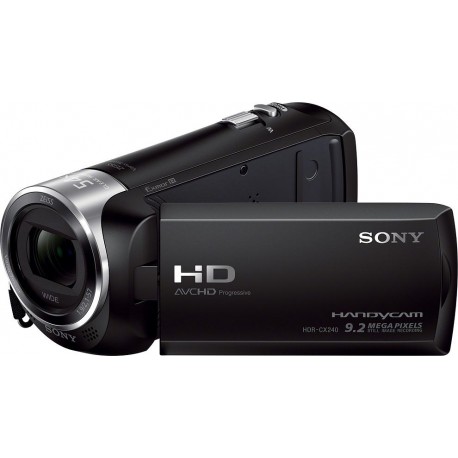 Sony HDR-CX240, melns