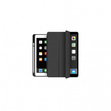 eSTUFF SEATTLE Pencil Case iPad 9.7 2018/2017 - Black PU leather