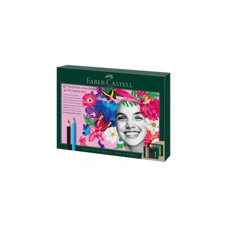Faber-Castell Polychromos &amp; Pitt Graphite Matt Set Multicolour 38 pc(s)