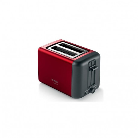 Bosch TAT3P424DE toaster 2 slice(s) 970 W Black, Red