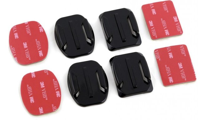 BIG GoPro flat + curved adhesive mounts 4pcs (425954)
