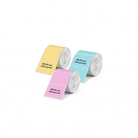 Olympia 6323 printer label Multicolour Self-adhesive printer label
