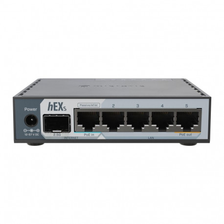 NET ROUTER/SWITCH 5PORT 1000M/HEX S E60IUGS MIKROTIK