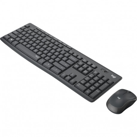 Klaviatuur hiirega Logitech MK295 SWE Silent, must