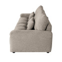 Diivan BARBARA 2,5-kohaline 210x100xH89cm, helepruun