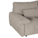 Corner sofa BARBARA RC, light brown