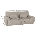 Diivan BARBARA 2,5-kohaline 210x100xH89cm, helepruun