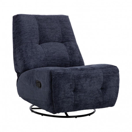 Tugitool WILLA manuaalne recliner, pöörlev ja kiikuv 82x97xH96cm, sinine