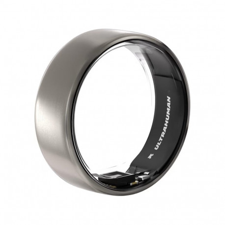 Ultrahuman | Ring Air | Raw Titanium | Size 8 | Smart Ring