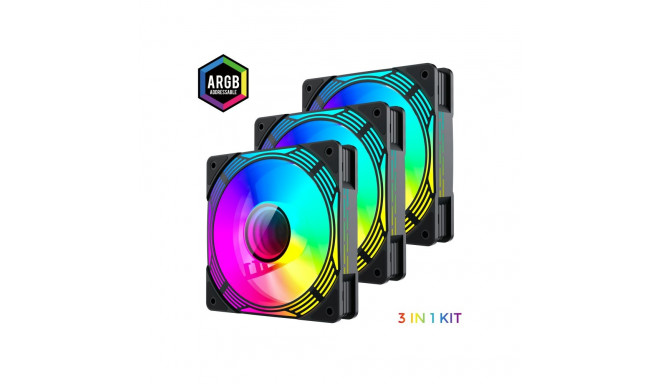 Gamemax Case Fan | KF300 BK | Black