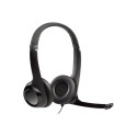 Logitech H390 must arvutikõrvaklapid integreeritud mikrofoniga USB Type-A