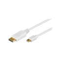 Goobay Mini DisplayPort adapterkaabel 1.2 52858 Mini DisplayPort pistik DisplayPort pistik 1 m kulla