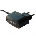 Must microUSB 1A reisilaadija