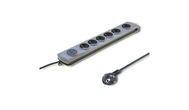 Surge protector Quick Switch 6 sockets 3m gray