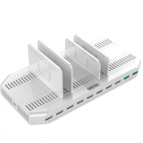 Laadimisjaam 10xUSB; 96W; 2xQC3.0; Y-2190A