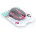 Omega mouse OM-415 Wireless, black/pink