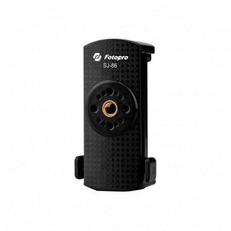 Phone Holder - Fotopro Universal Smartphone Holder SJ 86, adjustable 180°, 1/4" port, black