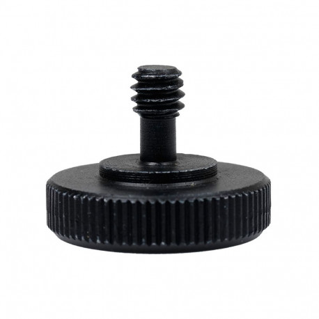 Adapter - Caruba 1/4" Screw Adapter (Male/Female, Aluminium, Black)