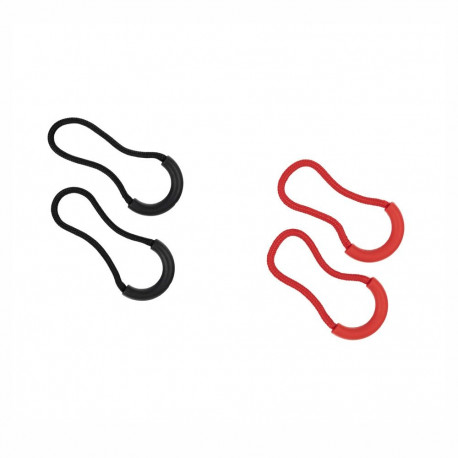 Accessory - Caruba Zipper Pulls 10 Pack Improved Grip Red