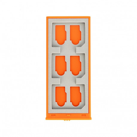 Memory Card Case - JJC MCK SD6GO 12 Micro SD & 6 SD Card Holder Black