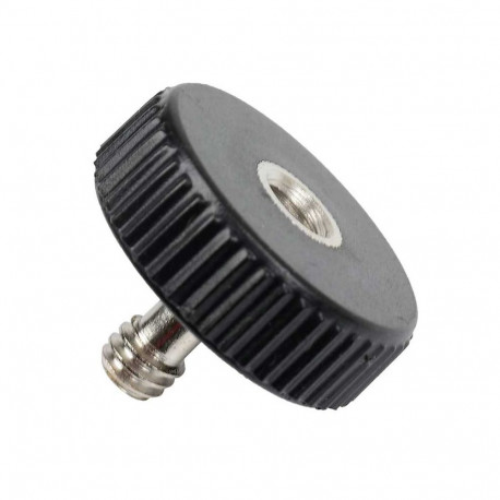 Adapter - Caruba Adapter Screw 1/4"M 1/4"F with Plastic Grip Short