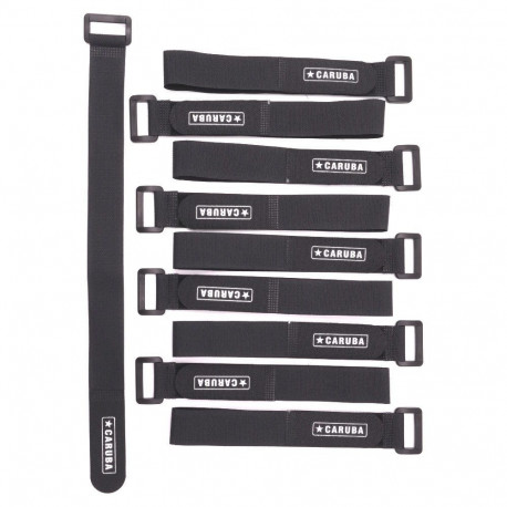 Accessory - Caruba Fast Fixer Pro 1 Velcro Binders 34cm 10 Pieces Black