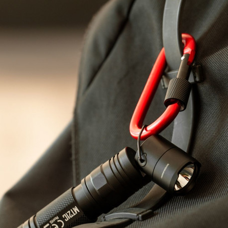 Accessory - Caruba Carabiner Red (set of 3, aluminium, spring closure, red)