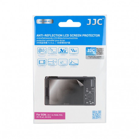 Camera Accessory - JJC LAR A1 Anti Reflection LCD Screen Protector (Sony ZV 1 II, FX30, FX3, A1, ZV 