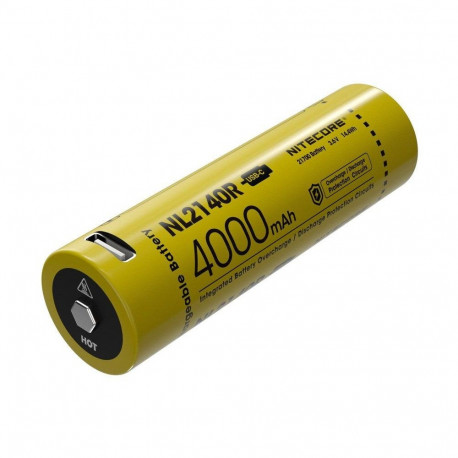 Battery - Nitecore NL2140R 4000mAh 3.6V USB-C