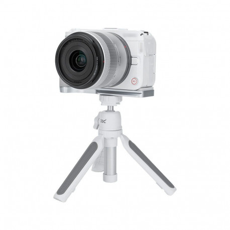 Camera Grip - JJC HG R50V Silver Hand Grip with Cold Shoe Mount and Tripod Screw - Silver
