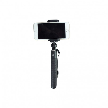 Selfie Stick - Caruba Plug & Play Handheld Tripod for Smartphones 18.5-80cm Grey