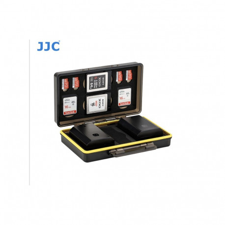 Case - JJC BC 3UN1 Multi Functional Battery Case for 2 Batteries & Memory Cards