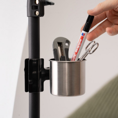 Home & Kitchen Accessory - Caruba Clamp Cup Holder Adjustable Durable Black