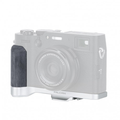 Camera Accessory - Falcam F22&F38 Quick Release L Handle (FUJIFILM X100 VI, Micarta, Aluminum, Silve