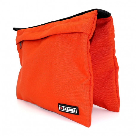 Stabilizing Sandbag - Caruba Sandbag Double PRO Orange, 2 Pockets, Water-Repellent, Orange