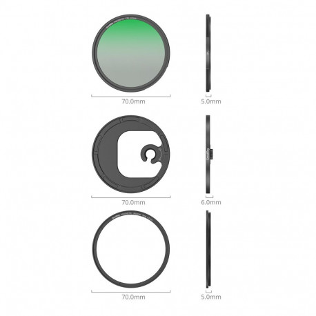 Camera Filter - SmallRig 4727 CPL Filter with M Mount Adapter 67mm