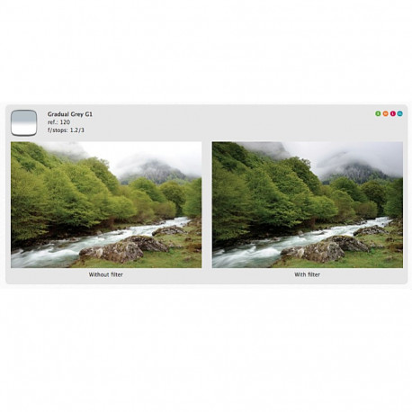 Photography Filter - Cokin Z120 Neutral Grey G1 100x150mm 1.67 f-stops