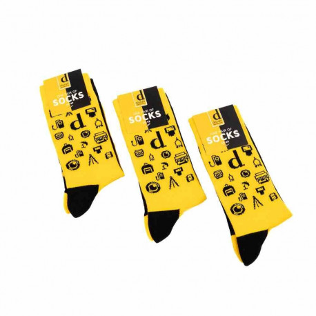 Clothing - Fun Disnet Socks Size 35-38 Cheerful Pattern