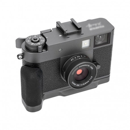 Camera Accessory - JJC HG XHALF DGRAY Hand Grip for Fuji X Half, 1/4" Mount, Arca Swiss