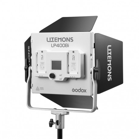 Lighting Equipment - Godox Litemons LP400Bi Bi-Color LED Light Panel Kit 2800K-6500K