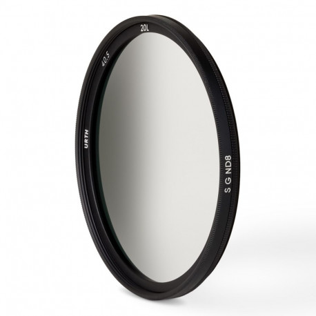 Camera Lens Filter - Urth 40.5mm Soft Graduated ND8 Filter German Glass