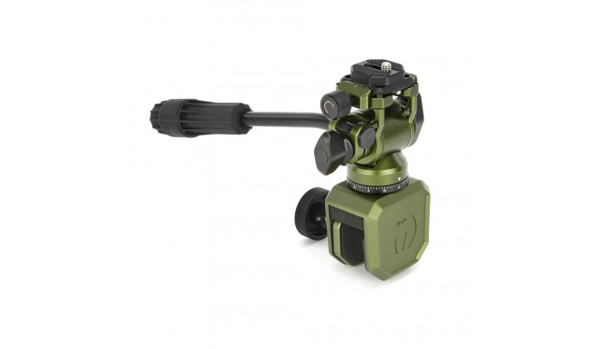 Camera Mount - 3 Legged Thing Window Mount Trinity Kit, pan/tilt head, 3/8" thread, Moss
