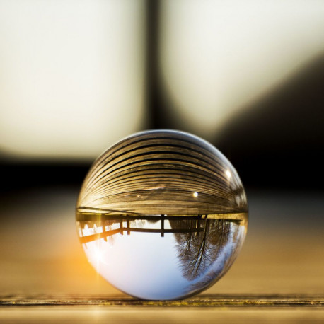 Photography Accessory - Caruba Lensball 90mm Deluxe Clear Glass Sphere