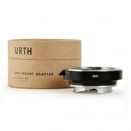 Adapter - Urth Nikon F to Leica M Lens Mount Adapter, Manual Focus, Black
