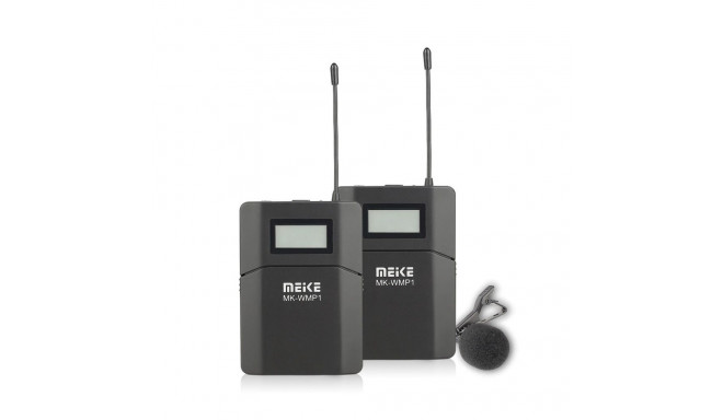 Microphone - Meike MK WMP1 Wireless Lavalier System, 70m Range, LCD Display